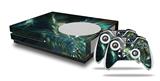 WraptorSkinz Decal Skin Wrap Set works with 2016 and newer XBOX One S Console and 2 Controllers Hyperspace 06
