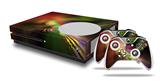 WraptorSkinz Decal Skin Wrap Set works with 2016 and newer XBOX One S Console and 2 Controllers Prismatic