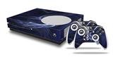WraptorSkinz Decal Skin Wrap Set works with 2016 and newer XBOX One S Console and 2 Controllers Smoke