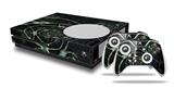 WraptorSkinz Decal Skin Wrap Set works with 2016 and newer XBOX One S Console and 2 Controllers Spirals2