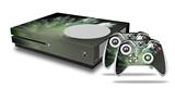 WraptorSkinz Decal Skin Wrap Set works with 2016 and newer XBOX One S Console and 2 Controllers Wave