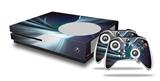 WraptorSkinz Decal Skin Wrap Set works with 2016 and newer XBOX One S Console and 2 Controllers Icy