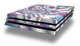 Vinyl Decal Skin Wrap compatible with Sony PlayStation 4 Pro Console Paper Cut (PS4 NOT INCLUDED)