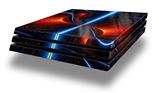 Vinyl Decal Skin Wrap compatible with Sony PlayStation 4 Pro Console Quasar Fire (PS4 NOT INCLUDED)