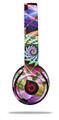 WraptorSkinz Skin Decal Wrap compatible with Beats Solo 2 and Solo 3 Wireless Headphones Harlequin Snail (HEADPHONES NOT INCLUDED)