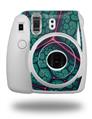 WraptorSkinz Skin Decal Wrap compatible with Fujifilm Mini 8 Camera Linear Cosmos Teal (CAMERA NOT INCLUDED)