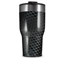WraptorSkinz Skin Wrap compatible with 2017 and newer RTIC Tumblers 30oz Dark Mesh (TUMBLER NOT INCLUDED)