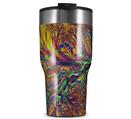 WraptorSkinz Skin Wrap compatible with 2017 and newer RTIC Tumblers 30oz Fire And Water (TUMBLER NOT INCLUDED)