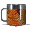 Skin Decal Wrap compatible with Yeti Coffee Mug 14oz Flower Stone - 14 oz CUP NOT INCLUDED by WraptorSkinz