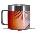 Skin Decal Wrap compatible with Yeti Coffee Mug 14oz Spiny Fan - 14 oz CUP NOT INCLUDED by WraptorSkinz