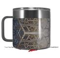 Skin Decal Wrap compatible with Yeti Coffee Mug 14oz Hexatrix - 14 oz CUP NOT INCLUDED by WraptorSkinz