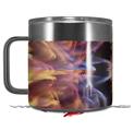 Skin Decal Wrap compatible with Yeti Coffee Mug 14oz Hyper Warp - 14 oz CUP NOT INCLUDED by WraptorSkinz