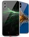 2 Decal style Skin Wraps set for Apple iPhone X and XS Deeper