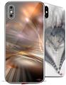 2 Decal style Skin Wraps set for Apple iPhone X and XS Lost