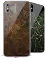 2 Decal style Skin Wraps set for Apple iPhone X and XS Decay