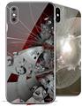 2 Decal style Skin Wraps set for Apple iPhone X and XS Ultra Fractal