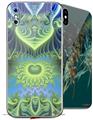 2 Decal style Skin Wraps set for Apple iPhone X and XS Heaven 05
