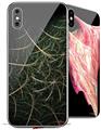 2 Decal style Skin Wraps set for Apple iPhone X and XS Grass