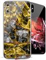2 Decal style Skin Wraps set for Apple iPhone X and XS Lizard Skin