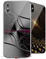 2 Decal style Skin Wraps set for Apple iPhone X and XS Lighting2