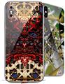 2 Decal style Skin Wraps set for Apple iPhone X and XS Nervecenter