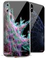 2 Decal style Skin Wraps set for Apple iPhone X and XS Pickupsticks