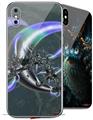 2 Decal style Skin Wraps set for Apple iPhone X and XS Sea Anemone2
