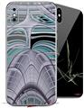 2 Decal style Skin Wraps set for Apple iPhone X and XS Socialist Abstract