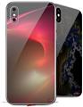 2 Decal style Skin Wraps set for Apple iPhone X and XS Surface Tension
