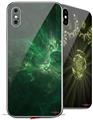 2 Decal style Skin Wraps set for Apple iPhone X and XS Theta Space