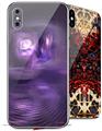 2 Decal style Skin Wraps set for Apple iPhone X and XS Triangular