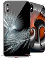 2 Decal style Skin Wraps set for Apple iPhone X and XS Twist 2