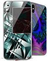 2 Decal style Skin Wraps set for Apple iPhone X and XS Xray