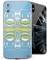 2 Decal style Skin Wraps set for Apple iPhone X and XS Organic Bubbles