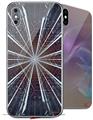 2 Decal style Skin Wraps set for Apple iPhone X and XS Infinity Bars