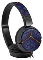 Decal style Skin Wrap compatible with Sony MDR ZX110 Headphones Linear Cosmos Blue (HEADPHONES NOT INCLUDED)