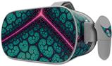 Decal style Skin Wrap compatible with Oculus Go Headset - Linear Cosmos Teal (OCULUS NOT INCLUDED)