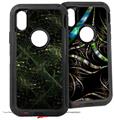 2x Decal style Skin Wrap Set compatible with Otterbox Defender iPhone X and Xs Case - 5ht-2a (CASE NOT INCLUDED)