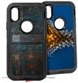 2x Decal style Skin Wrap Set compatible with Otterbox Defender iPhone X and Xs Case - Balance (CASE NOT INCLUDED)