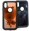 2x Decal style Skin Wrap Set compatible with Otterbox Defender iPhone X and Xs Case - Blastula (CASE NOT INCLUDED)