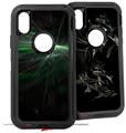 2x Decal style Skin Wrap Set compatible with Otterbox Defender iPhone X and Xs Case - Deeper (CASE NOT INCLUDED)