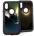 2x Decal style Skin Wrap Set compatible with Otterbox Defender iPhone X and Xs Case - Valentine 09 (CASE NOT INCLUDED)