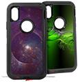 2x Decal style Skin Wrap Set compatible with Otterbox Defender iPhone X and Xs Case - Inside (CASE NOT INCLUDED)