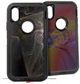 2x Decal style Skin Wrap Set compatible with Otterbox Defender iPhone X and Xs Case - Scaly (CASE NOT INCLUDED)