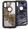 2x Decal style Skin Wrap Set compatible with Otterbox Defender iPhone X and Xs Case - Fast Enough (CASE NOT INCLUDED)