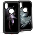 2x Decal style Skin Wrap Set compatible with Otterbox Defender iPhone X and Xs Case - Playful (CASE NOT INCLUDED)