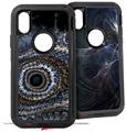 2x Decal style Skin Wrap Set compatible with Otterbox Defender iPhone X and Xs Case - Eye Of The Storm (CASE NOT INCLUDED)