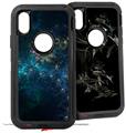 2x Decal style Skin Wrap Set compatible with Otterbox Defender iPhone X and Xs Case - Copernicus 07 (CASE NOT INCLUDED)