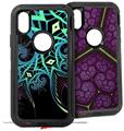 2x Decal style Skin Wrap Set compatible with Otterbox Defender iPhone X and Xs Case - Druids Play (CASE NOT INCLUDED)