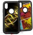 2x Decal style Skin Wrap Set compatible with Otterbox Defender iPhone X and Xs Case - Dna (CASE NOT INCLUDED)
